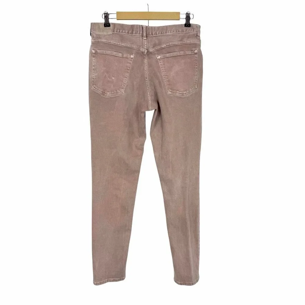 Everlane Jeans Mens 32x32 Brown tan Denim Organic Cotton Straight Leg Slim Fit‎